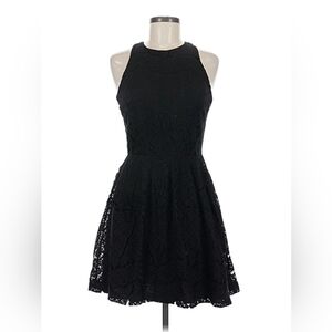 Black Fit & Flare Cocktail Dress